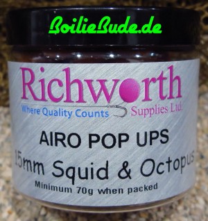 Richworth Squid & Octopus Pop Up´s 15mm