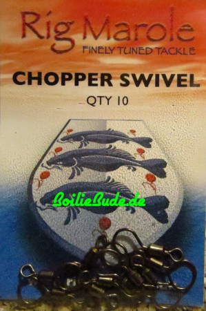 Rig Marole Chopper Swivels Black Gr.9, 10 Stück
