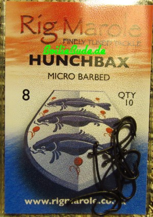 Rig Marole Hunchbax Hooks Größe 8, Barbed, mit Widerhaken