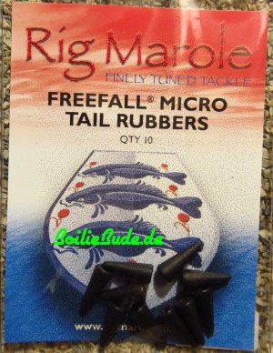 Rig Marole Free Fall Tail Rubbers Micro Black