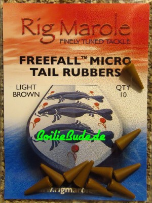 Rig Marole Free Fall Tail Rubbers Micro Light Brown