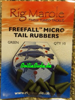 Rig Marole Free Fall Tail Rubbers Micro Green
