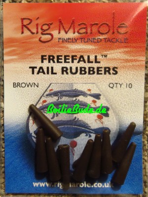 Rig Marole Free Fall Tail Rubbers Standard Brown