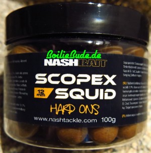 Nashbait Scopex Squid Hard On´s 12mm, 100gr.