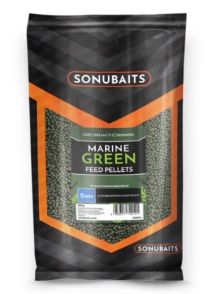 Sonubaits Marine Green Feed Pellets 6mm