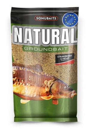 Sonubaits Natural Groundbait Strawberry & Hemp
