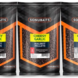 Sonubaits Cheesy Garlic Halibut Pellets 900gr.