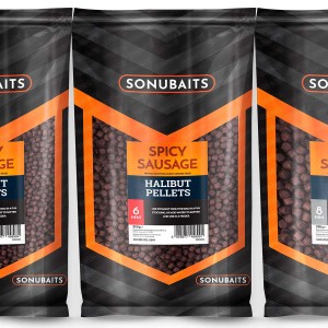 Sonubaits Spicy Sausage Halibut Pellets 900gr.