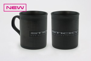 Sticky Baits Matte Black Mug