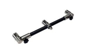 SummitTackle Adjustable 3 Rod Buzz Bars Black Edititon 10 Inch (Front)