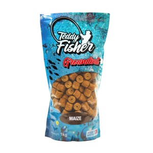 Teddy Fisher Pre-Drilled Pellet Maize 18mm, 1kg