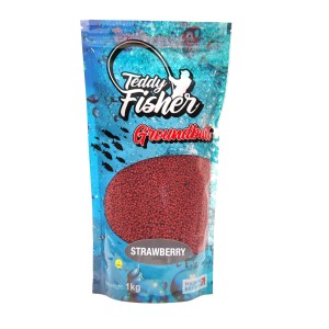 Teddy Fisher Strawberry Micropellet 2mm, 1kg