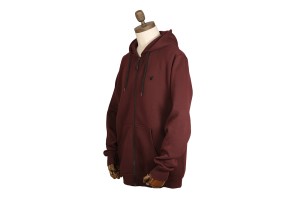 Thinking Anglers Plum Zip Hoody Gr. XL