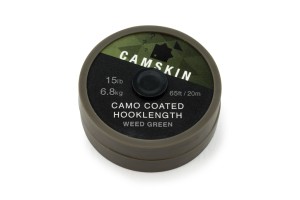 Thinking Anglers Camskin Hooklength Camo Weed Green / 25lbs