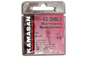Kamasan B981 Barbless Eyed