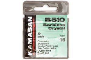 Kamasan B510 Barbless Spade-End Haken Hakengröße 20