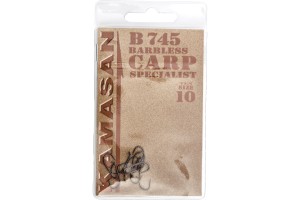 Kamasan Carp Specialist Hook B745 Barbless Hakengröße 10