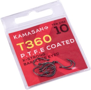Kamasan T360 Barbless Eyed Hakengröße 10