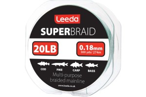 Leeda Super Braid 20lb, 274m Lauflänge