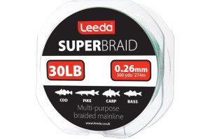 Leeda Super Braid 30lb, 274m Lauflänge