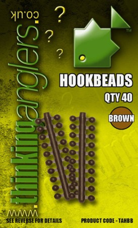 Thinking Anglers Hook Beads in Brown