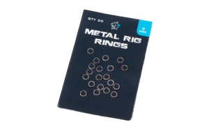 Nash Tackle Metal Rig Rings Large 3mm, rund