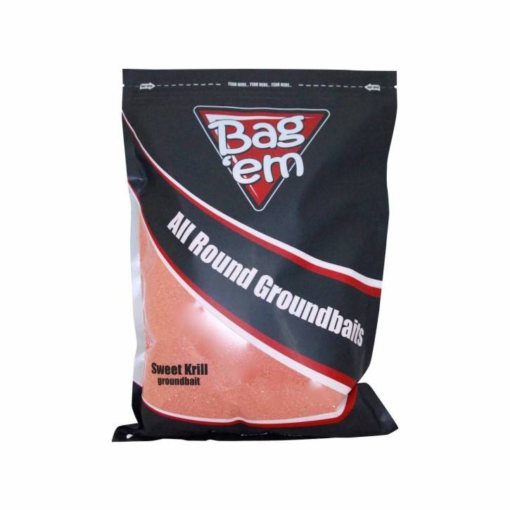 Bag`em Allround Groundbait Sweet Krill, 2kg