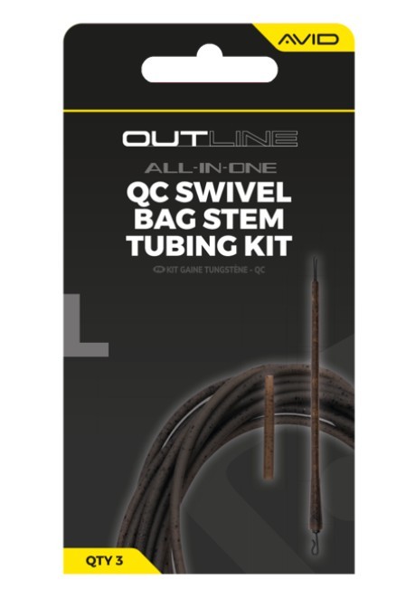 Avid Carp Outline Bag Stem Tungsten Tubing Kit - QC