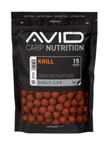 Avid Carp Krill Shelf Life Boilies New