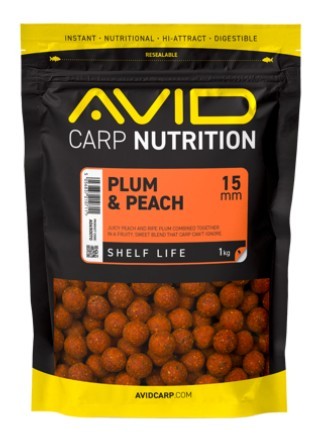 Avid Carp Plum & Peach Boilies