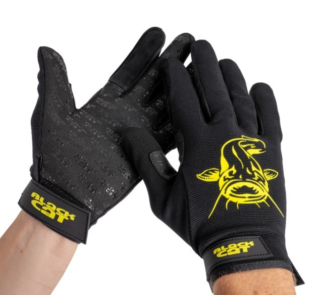 Black Cat Cat Gripper Gloves Gr. M