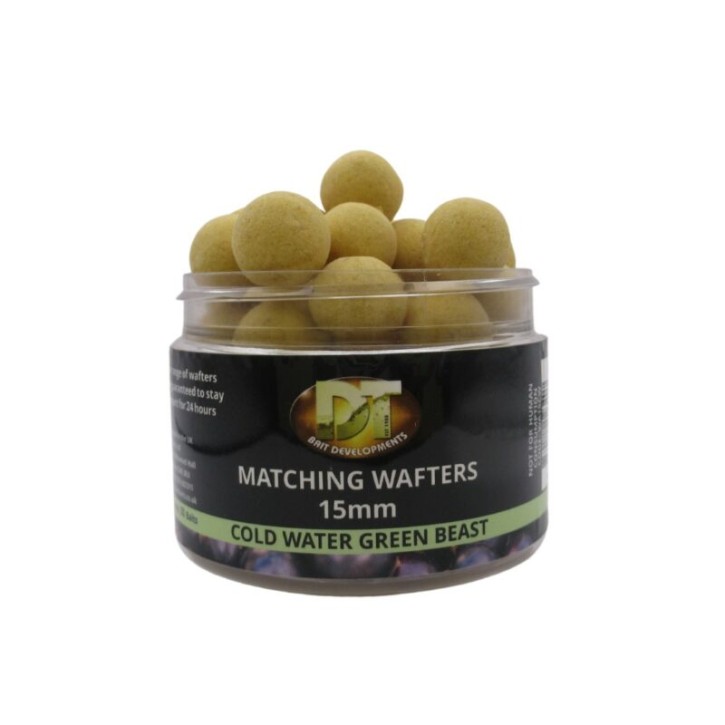DT Baits Cold Water Green Beast Matching Wafters 15mm
