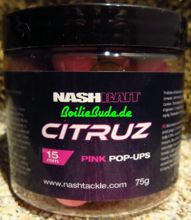 Nashbait Citruz Pink Pop Up´s 15mm, 75gr