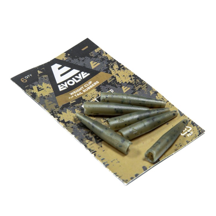 Evolve Tackle Weight Clip- Tail Rubbers