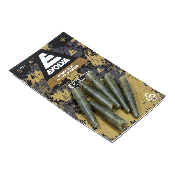 Evolve Tackle Weight Clip+ Tail Rubbers