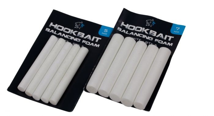 Nash Tackle Hookbait Balancing Foam, weiß 7mm
