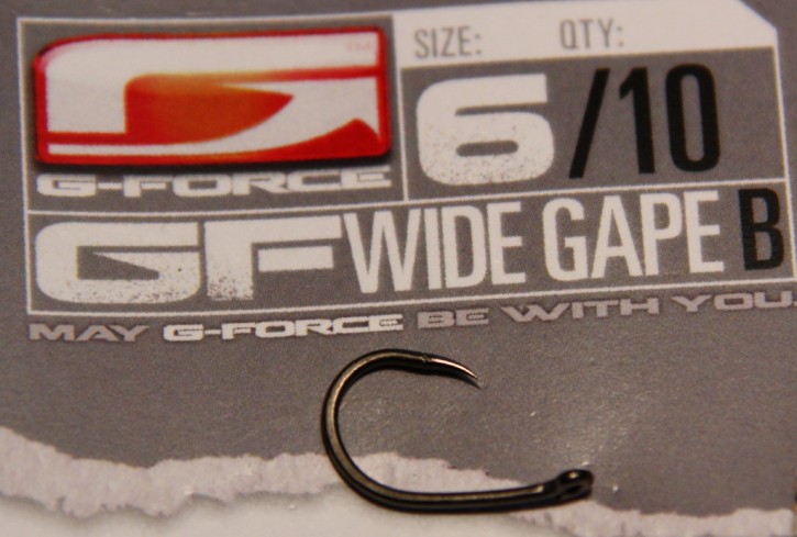G-Force Tackle Wide Gape Haken ohne Widerhaken