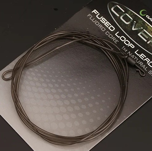 Gardner Tackle Covert Fused Loop Leaders Natural Silt