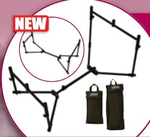 Gardner Tackle Black Shadow Compact Rod Pod 2-Rod