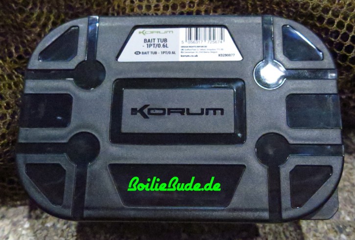 Korum Fishing Bait Tub 1 Pint/0.6 Liter