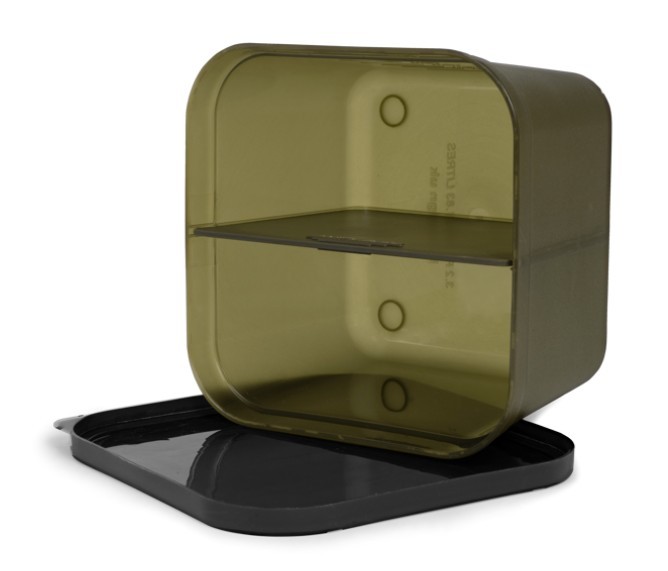 Korum Fishing Divided Bait Tub 2 Pint/1.2 Liter