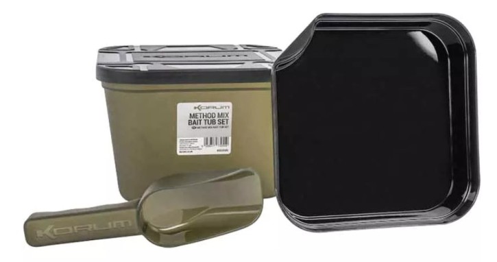 Korum Fishing Method Mix Bait Tub Set