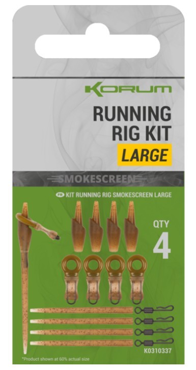 Korum Smokescreen Running Rig Kit Large