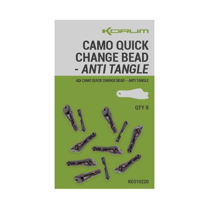 Korum Fishing Camo Quick Change Bead Anti Tangle