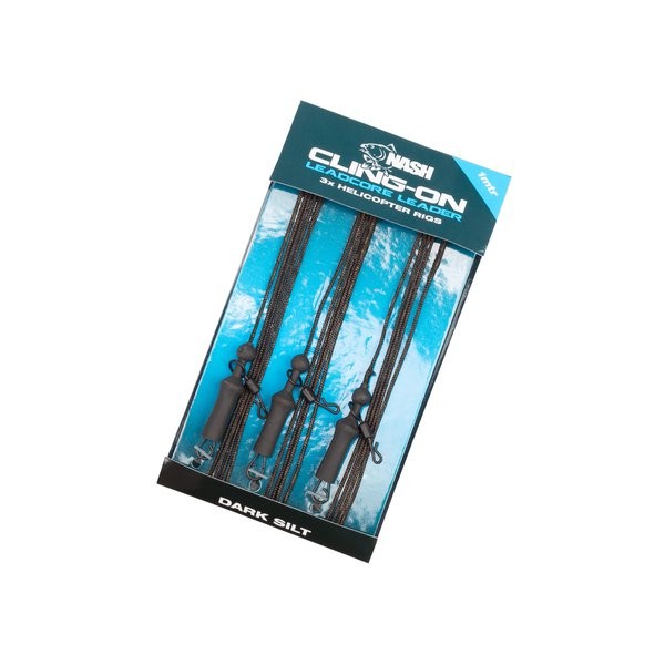 Nash Tackle Cling-On Leadcore Helicopter Leader Dark Silt