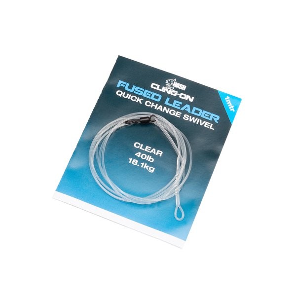 Nash Tackle Cling-On Fused Leader Clear