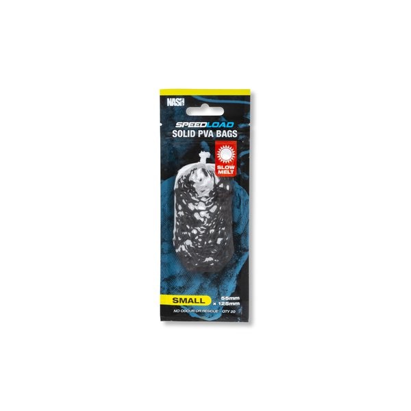 Nash Tackle Speedload Solid PVA Bags Slow Melt Small