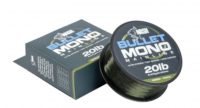 Nash Tackle Bullet Mono, 1000m Grün / 12lb