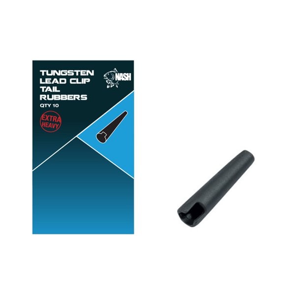 Nash Tackle Tungsten Lead Clip Tail Rubber