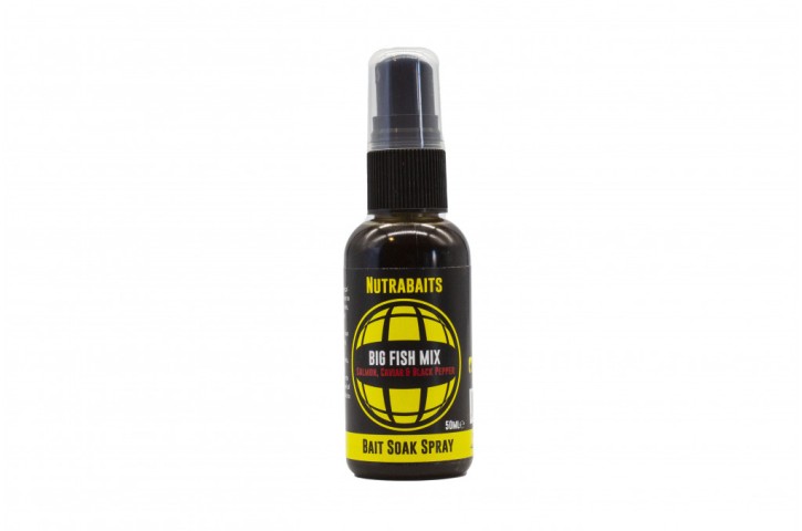 Nutrabaits Big Fish Mix Salmon, Caviar & Black Pepper Baitspray